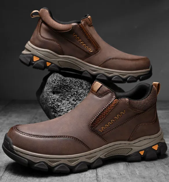 ⏰Last day 60% OFF - 2025 New Hot selling men's casual thick-soled non-slip orthopedic leather boots