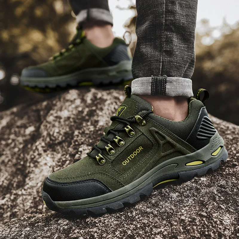 Men's Breathable Lightweight Orthopedic Walking Shoes Hiking Shoes