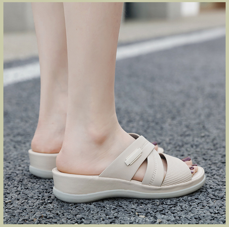 Women's Plus Size Bow Orthopedic Arch-Support Sandals