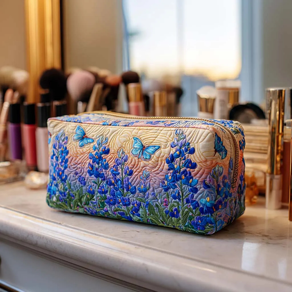 Quilted Makeup Bag