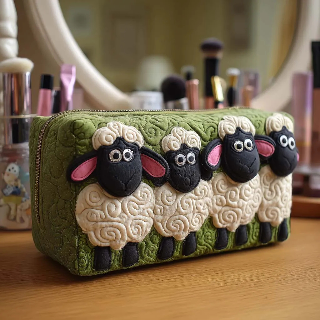 Quilted Makeup Bag