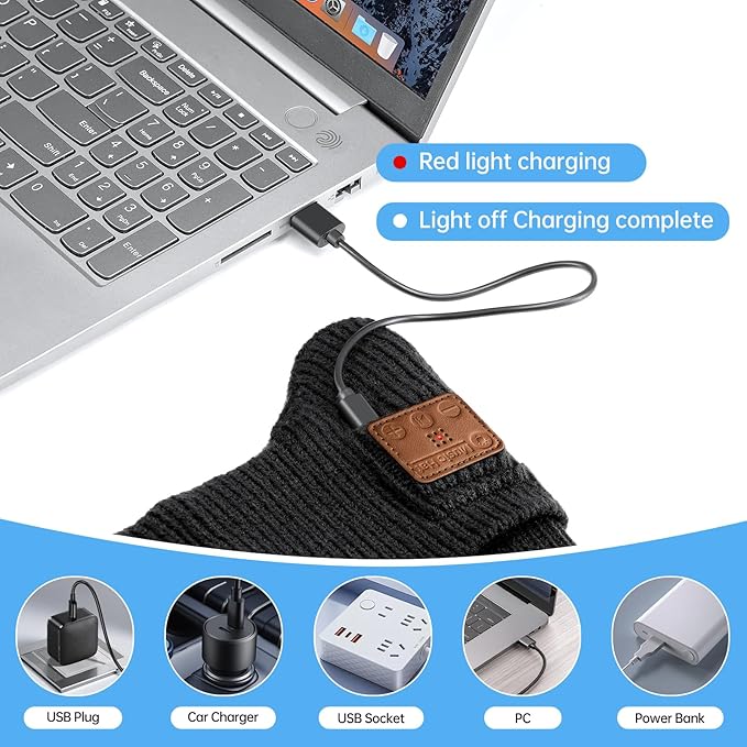 Bluetooth Beanie with Light