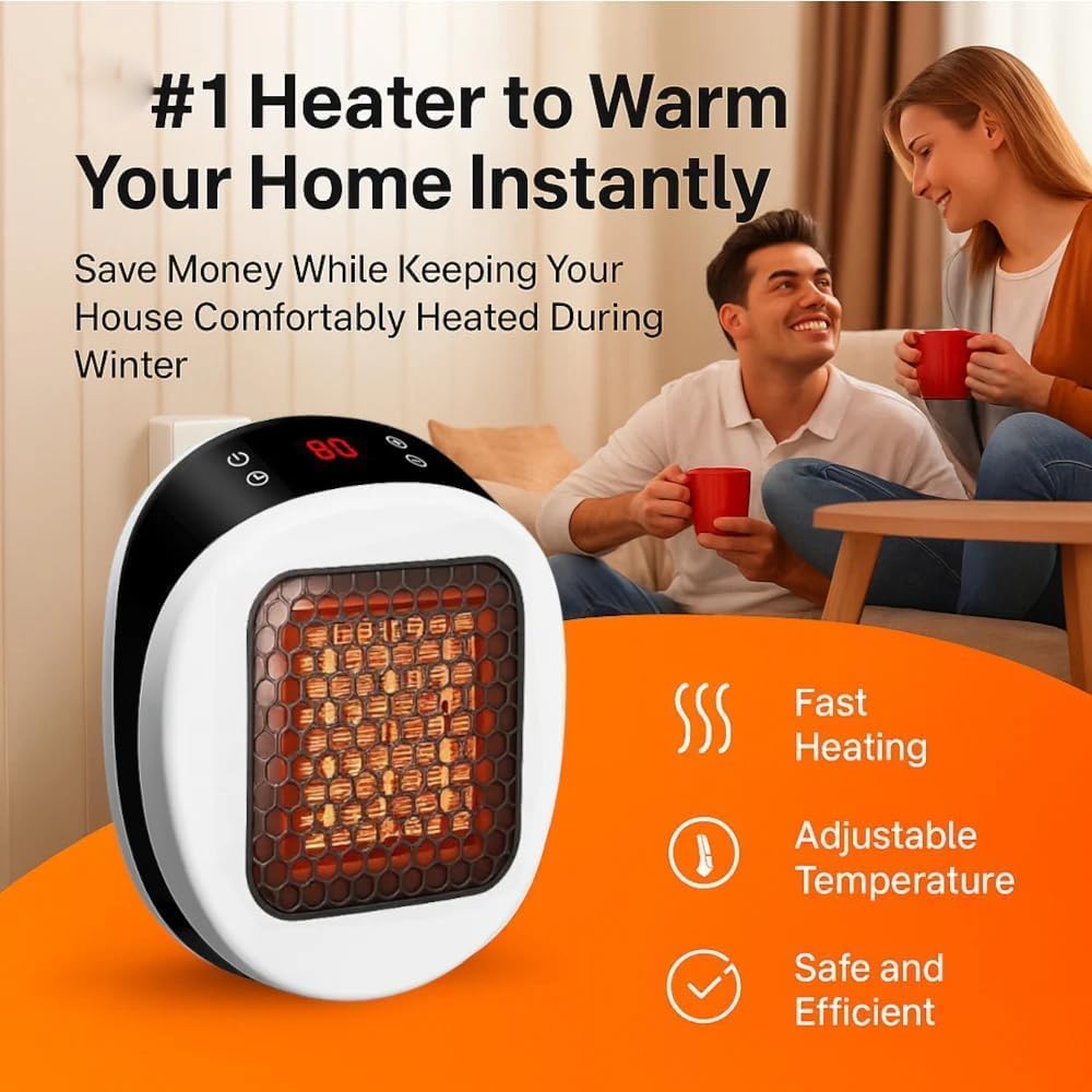 Rapid And Powerful Heating In 30 Seconds - Wall-Mounted Heater