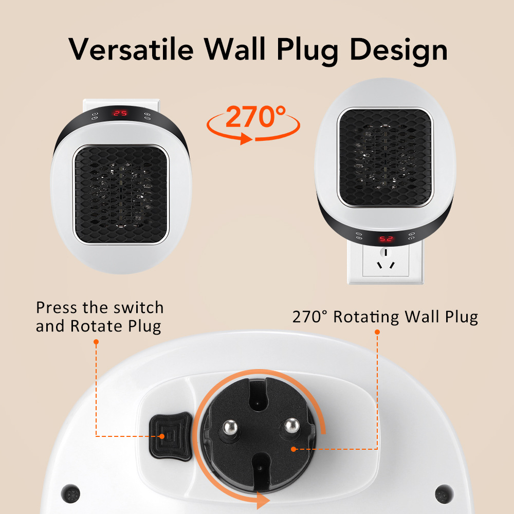 Rapid And Powerful Heating In 30 Seconds - Wall-Mounted Heater