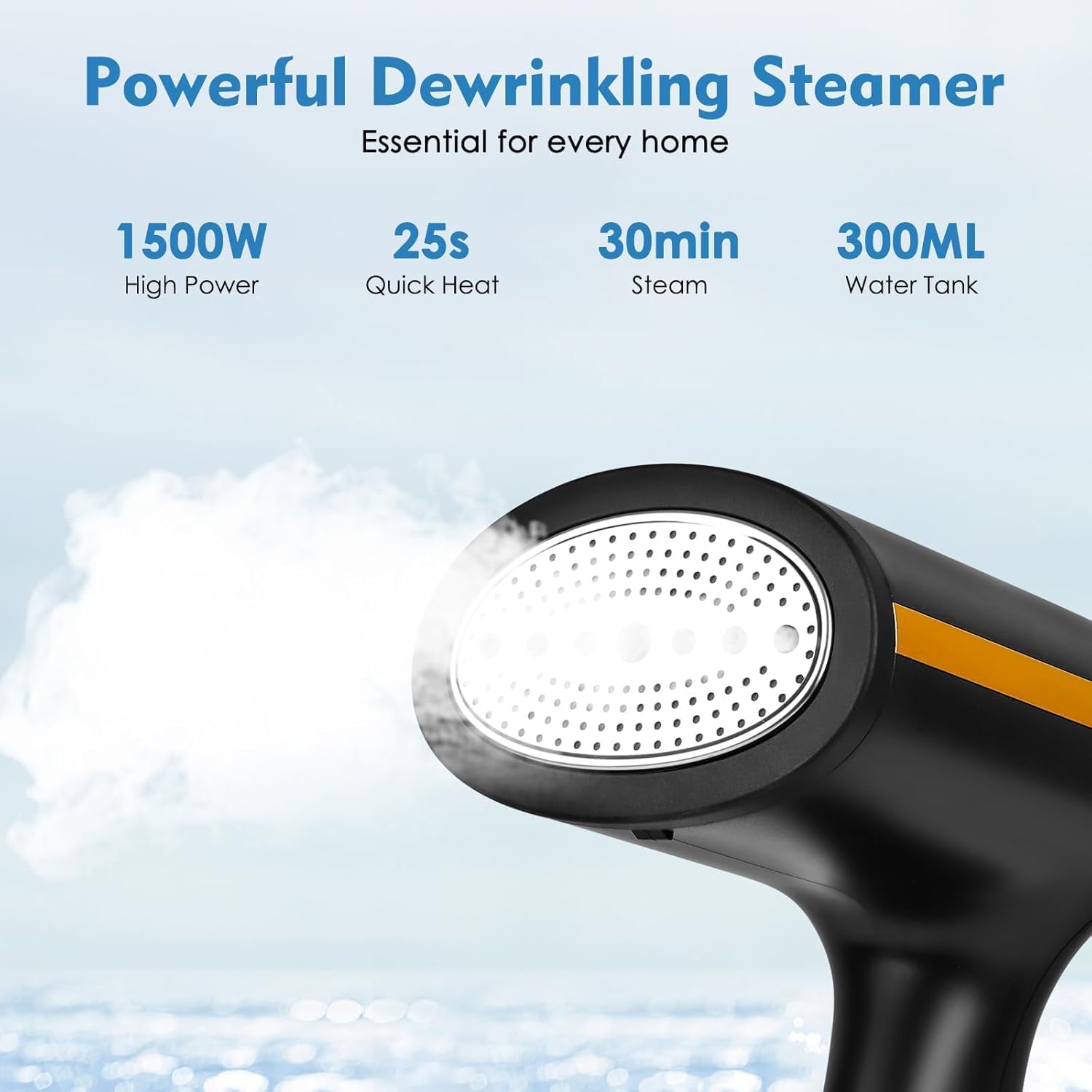 Powerful Handheld Garment Steamer - Ironing Faster and Easier