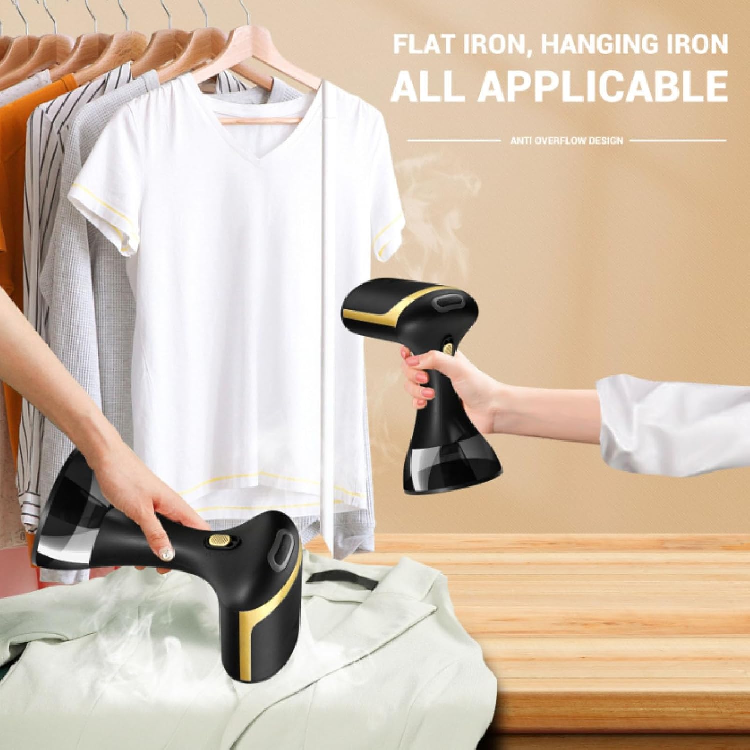 Powerful Handheld Garment Steamer - Ironing Faster and Easier