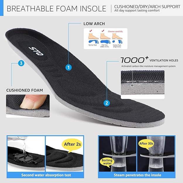 Womens Slip on Trainers Comforble Walking Shoes with Memory Foam