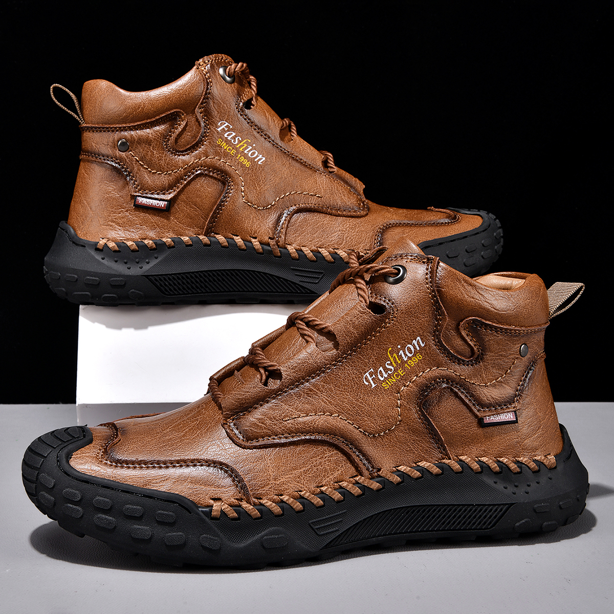 ⏰Limited Time Sale 65% OFF-Men's genuine leather non-slip corrective shoes to relieve walking pain