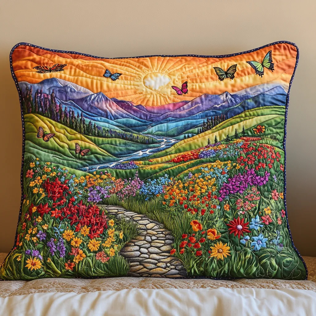 Quilted Bedding Pillow Case