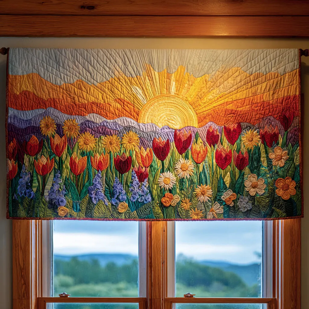 Exquisite Quilted Valance