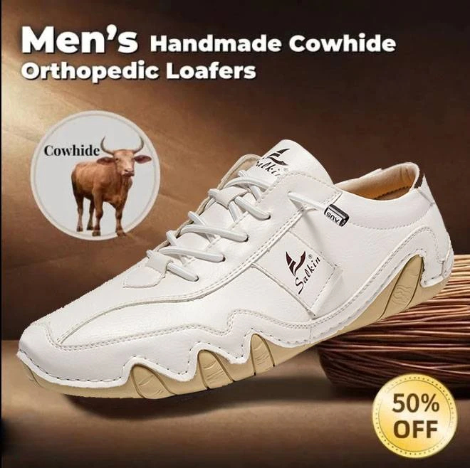 Last day 70% off 🔥⏱️Christmas sale⏱️🔥Men's genuine slip-on loafers