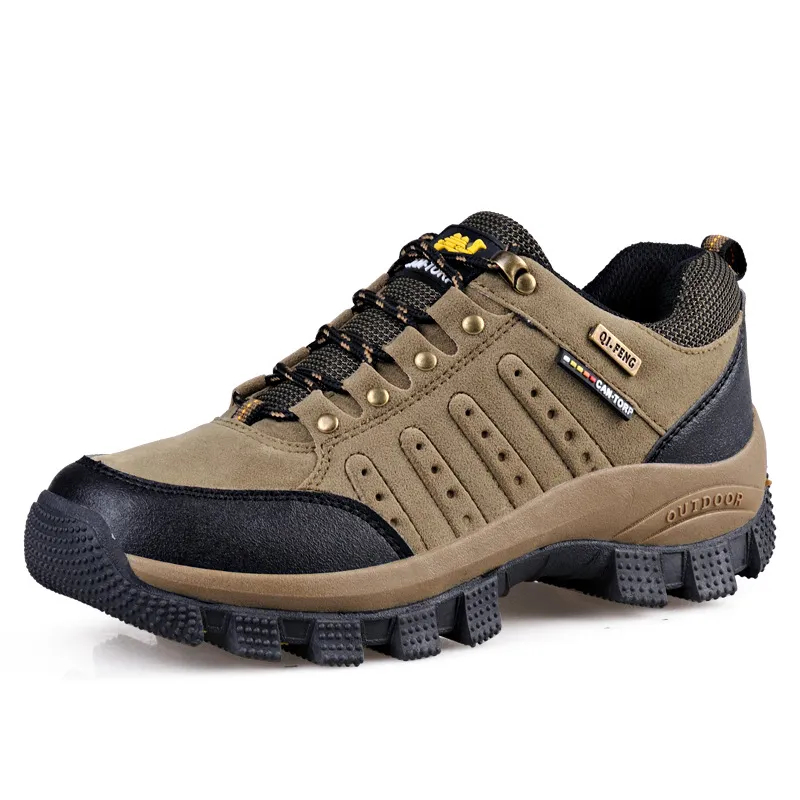 Men's Waterproof Protective Lightweight Cushioned Roomy Fit Pressure-Relief Safety Hiking Shoes