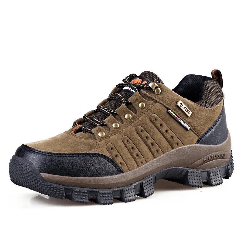 Men's Waterproof Protective Lightweight Cushioned Roomy Fit Pressure-Relief Safety Hiking Shoes