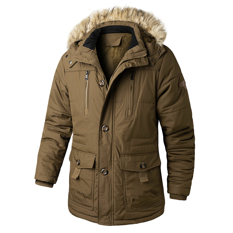 Hooded - Zipped Up - Fleece Lined Jacket