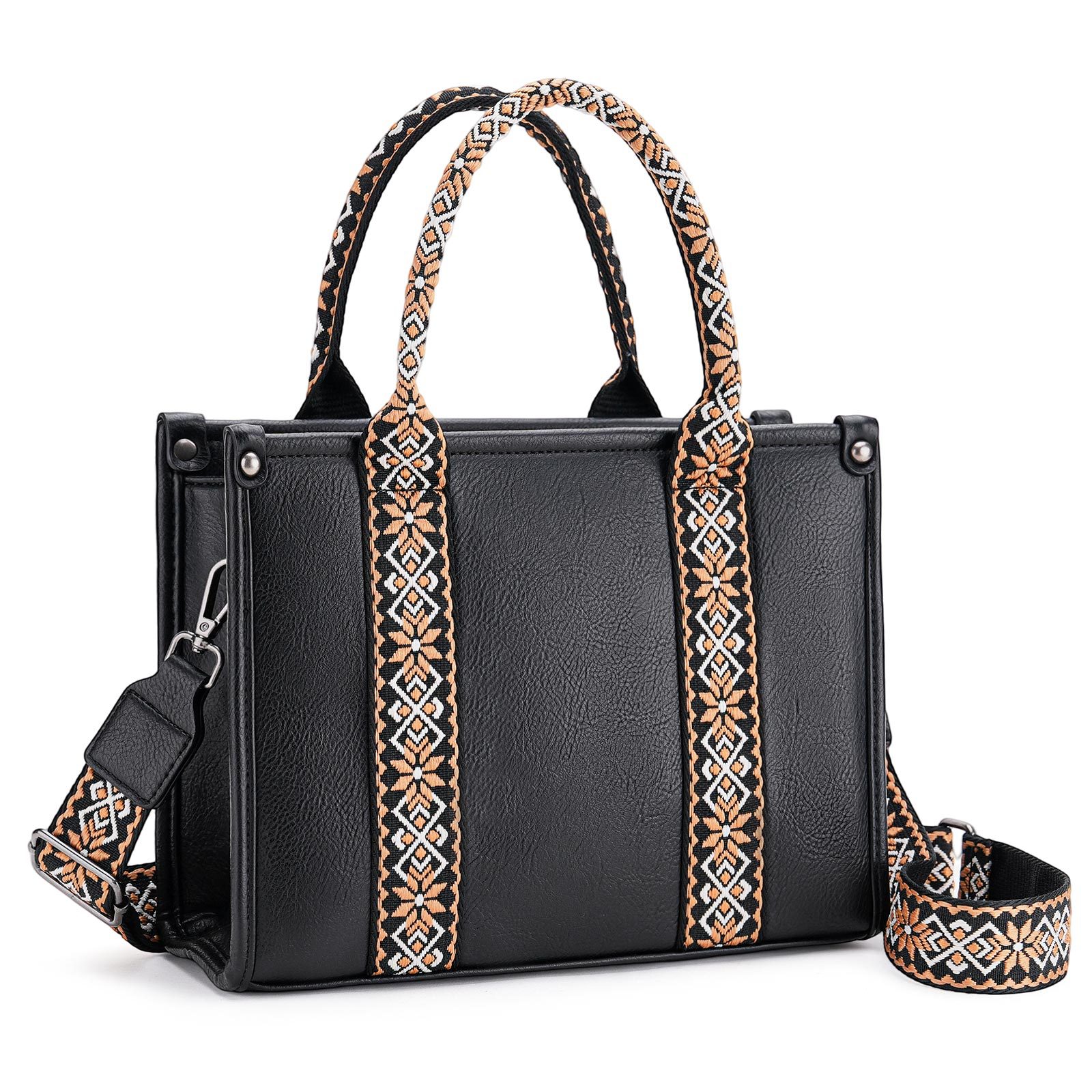 Stylish Patterned Handbag with Large Capacity, Shoulder/Crossbody
