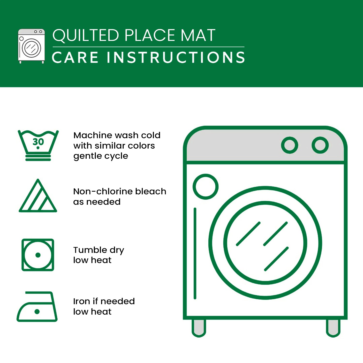 Sunset Symphony Quilted Place Mat NCU0DK4476