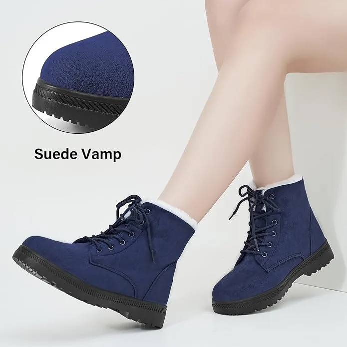 Walk Anti-Slip Waterproof Lace Up Snow Boots Comfortable and Light Weight