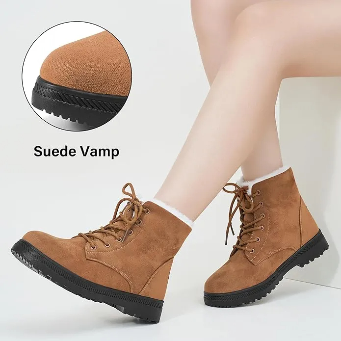 Walk Anti-Slip Waterproof Lace Up Snow Boots Comfortable and Light Weight