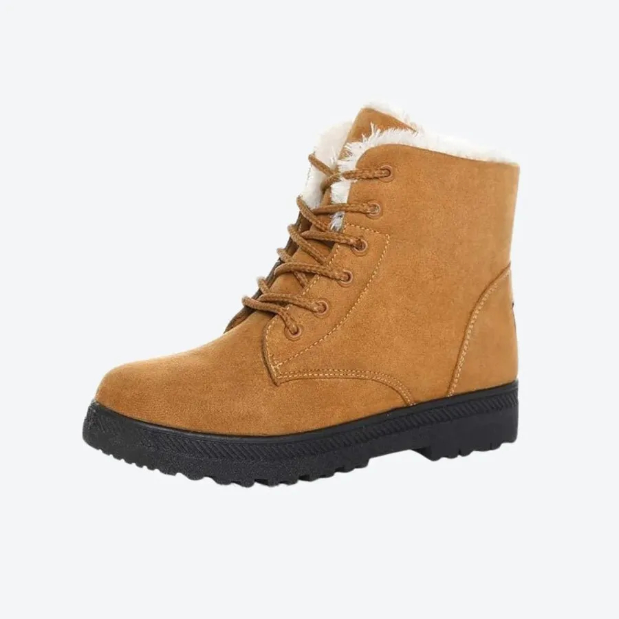 Walk Anti-Slip Waterproof Lace Up Snow Boots Comfortable and Light Weight