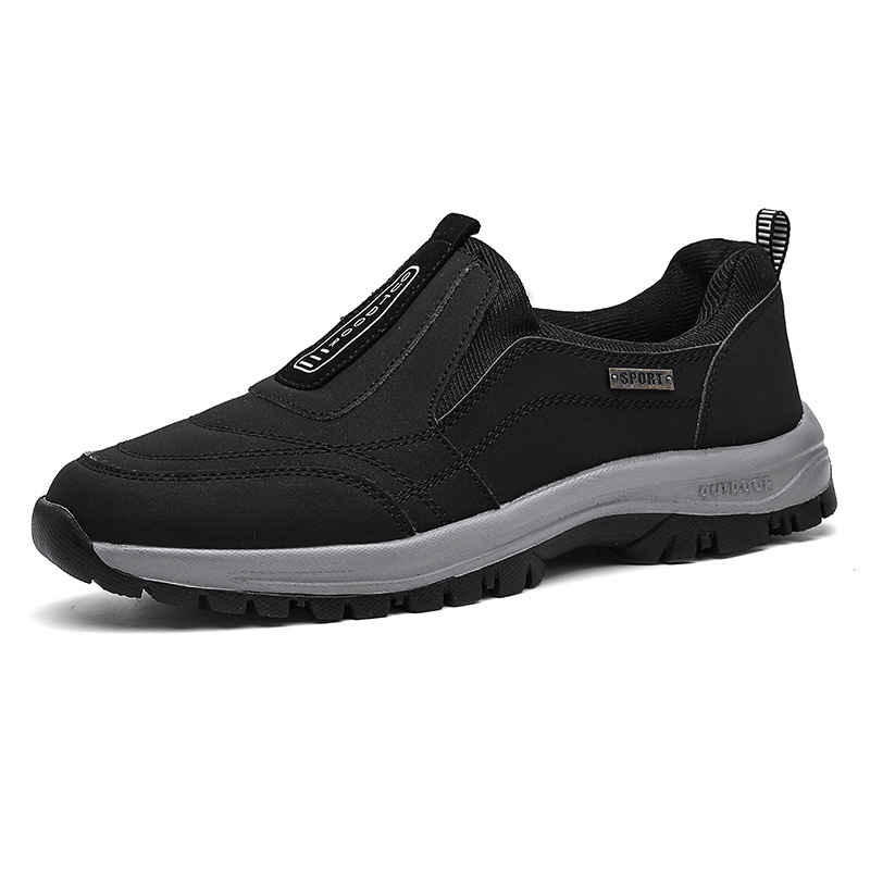 (🔥Best Selling) Men's Comfortable Waterproof Orthopedic Walking Shoes Plus Velvet Shoes