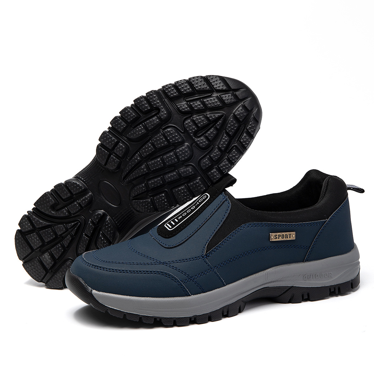 (🔥Best Selling) Men's Comfortable Waterproof Orthopedic Walking Shoes Plus Velvet Shoes