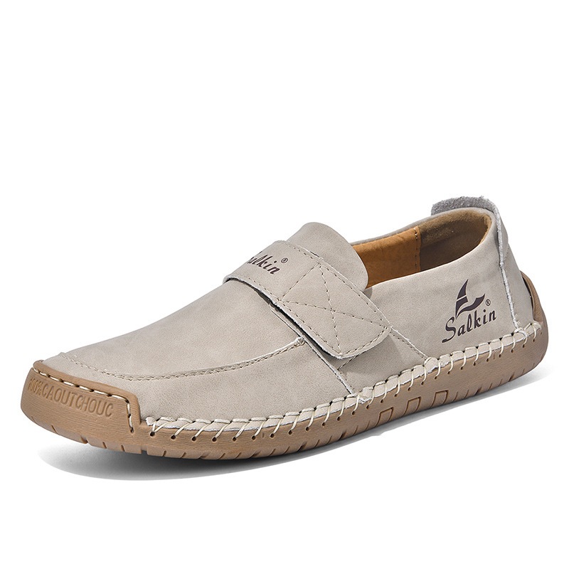 🔥 Men's slip-on walking shoes 👞 Easy to put on and take off, hand-sewn ✅ Non-slip, wear 24 hours a day, comfortable walking 🔥 Men's slip-on walking shoes 👞 Easy to put on and take off, hand-sewn ✅ Non-slip, wear 24 hours a day, comfortable walking 🔥