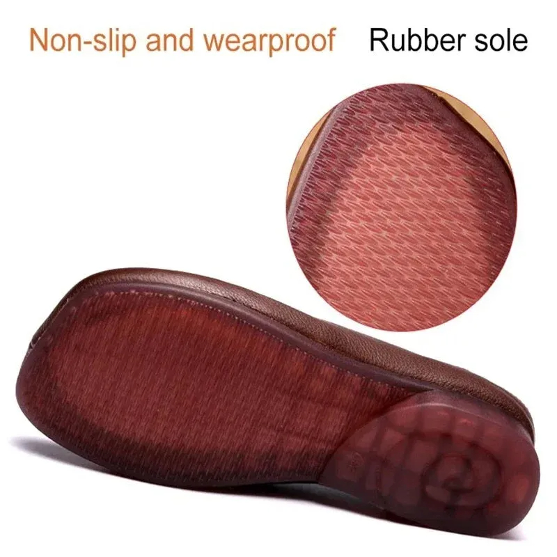 Slip-On Low Heel Barefoot-Feel Comfort Loafers