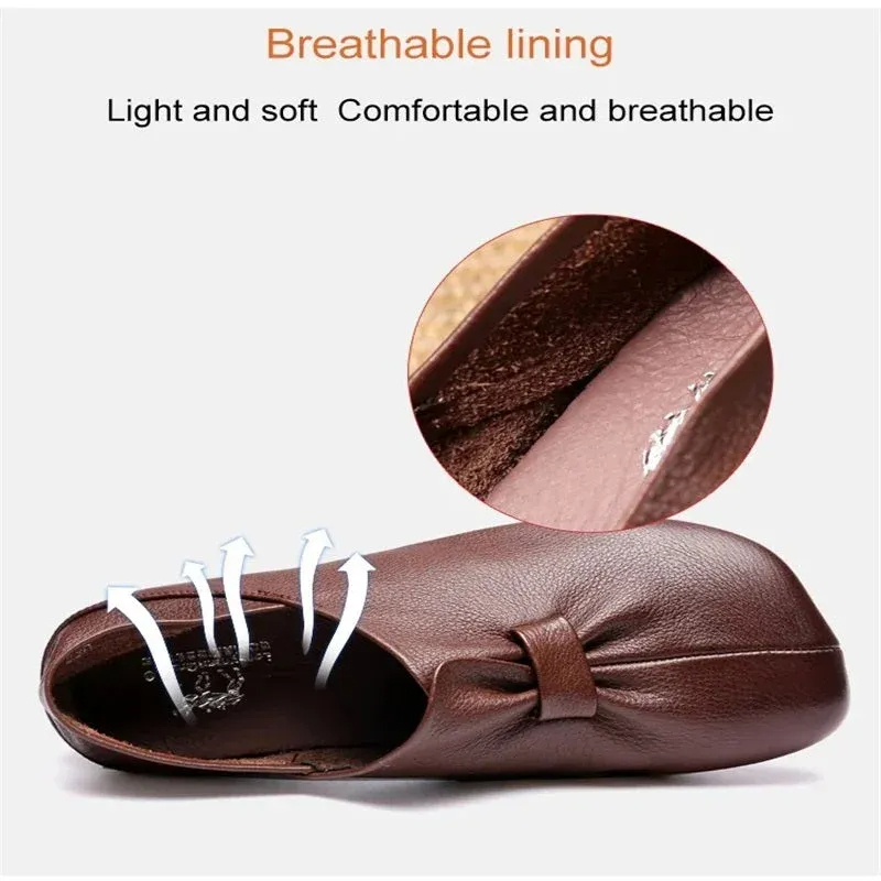 Slip-On Low Heel Barefoot-Feel Comfort Loafers