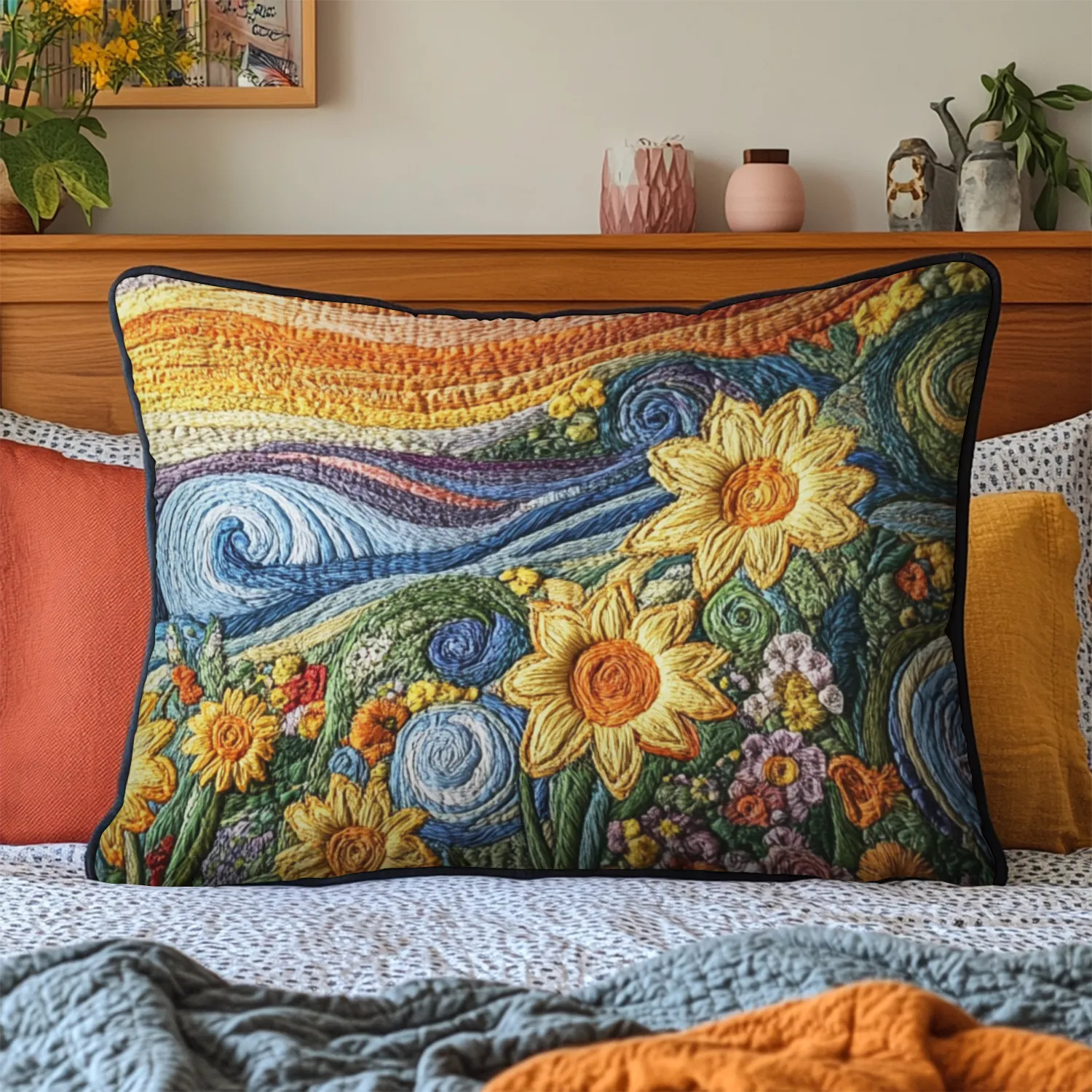 Quilted Bedding Pillow Case