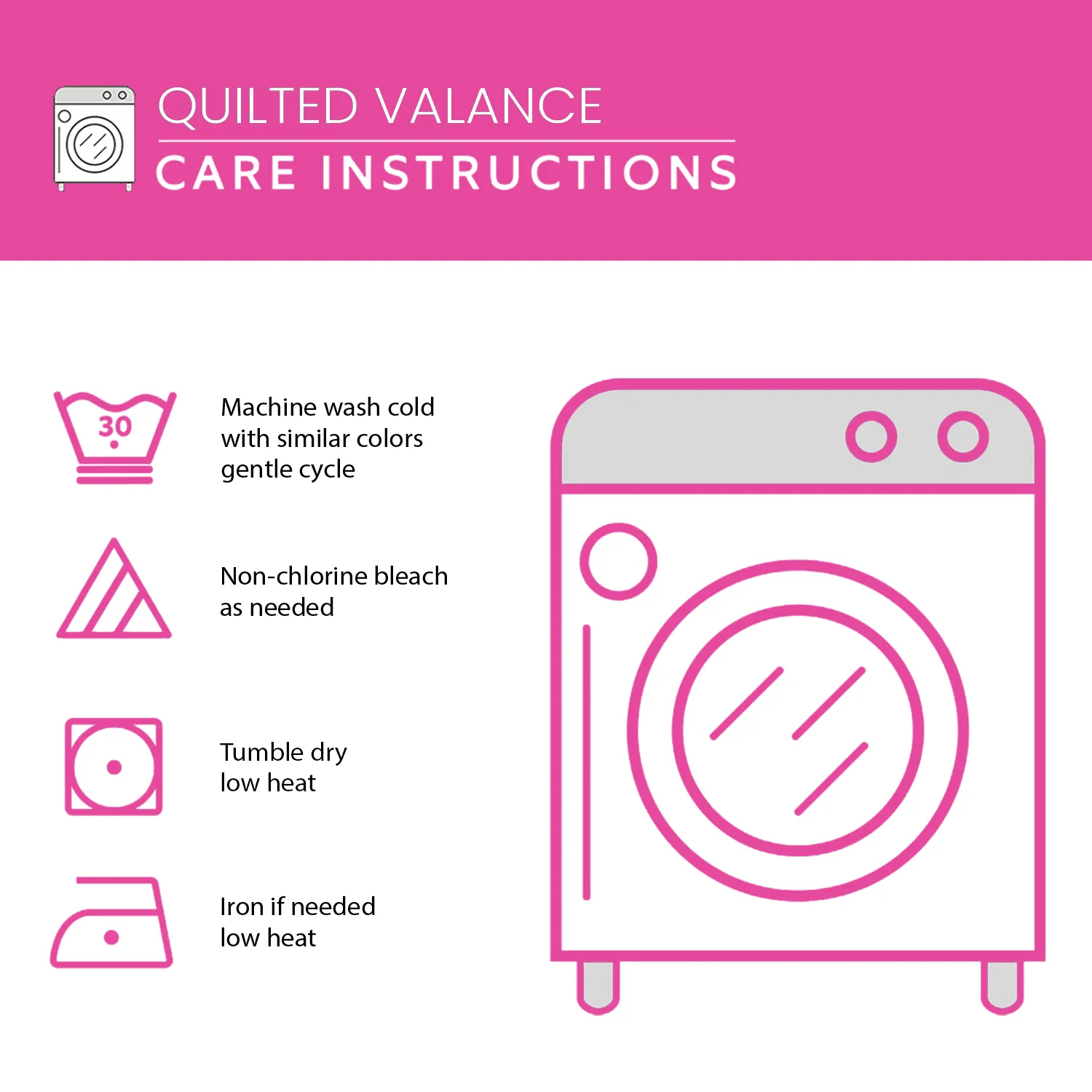 Exquisite Quilted Valance