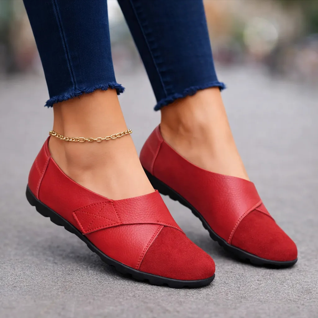 Women’s Leather Comfort Slip-On Loafers