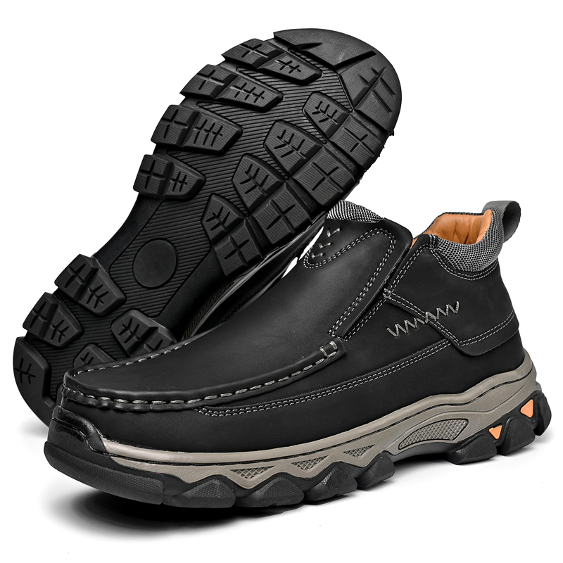 ⏰Last day 50% OFF - 2026 New Hot selling men's casual thick-soled non-slip orthopedic leather boots