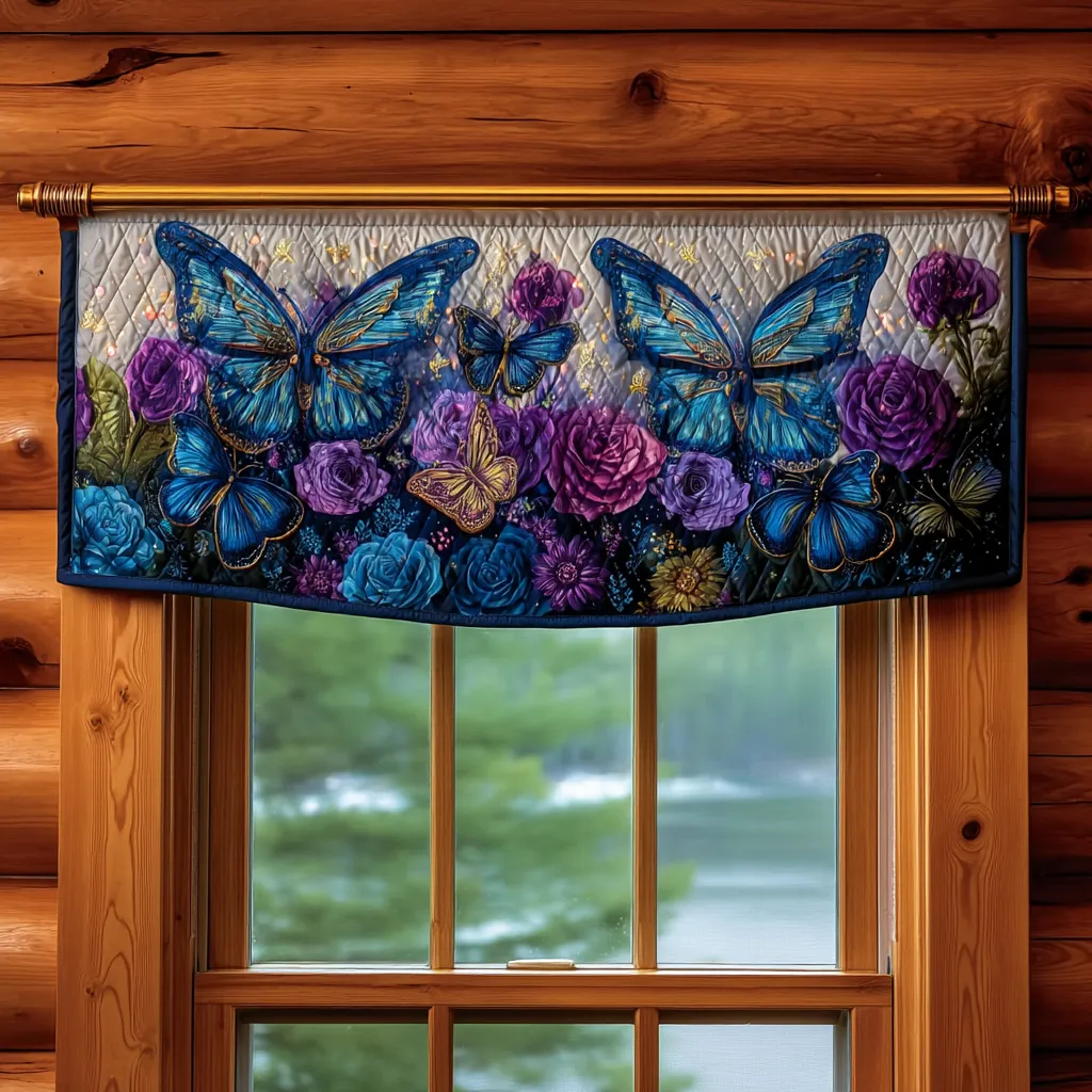 Exquisite Quilted Valance