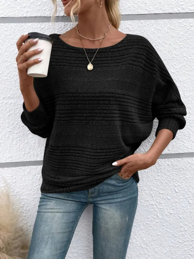 Women's Round Neck Long Sleeve Top