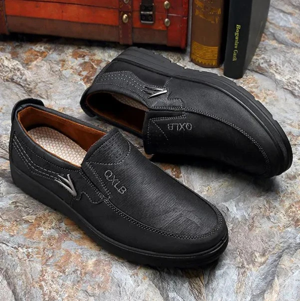 Men Microfiber Fabric Comfy Soft Flat Casual Shoes