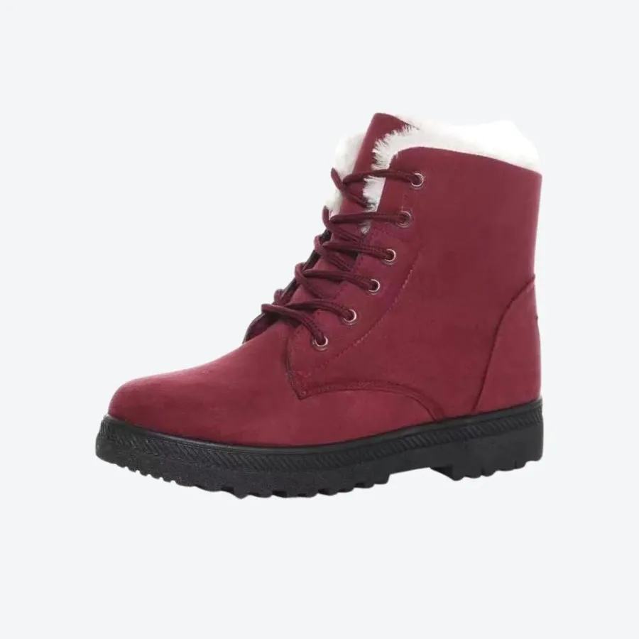 Walk Anti-Slip Waterproof Lace Up Snow Boots Comfortable and Light Weight