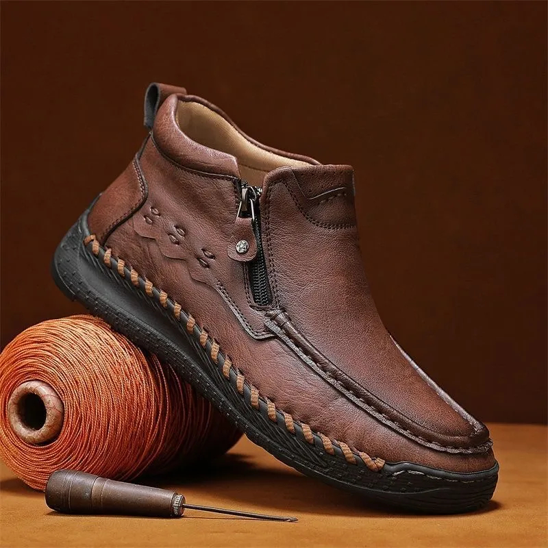 ⏰Last Day! 45% OFF 🔥Men's Handmade Genuine Leather Orthopedic Boots