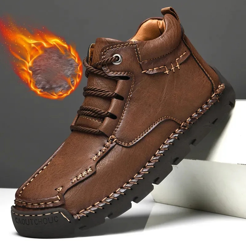⏰Limited Time Sale 50% OFF-Men's new handmade genuine leather orthopedic shoes with arch support