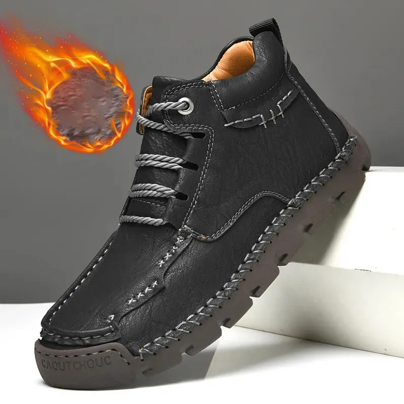 ⏰Limited Time Sale 50% OFF-Men's new handmade genuine leather orthopedic shoes with arch support