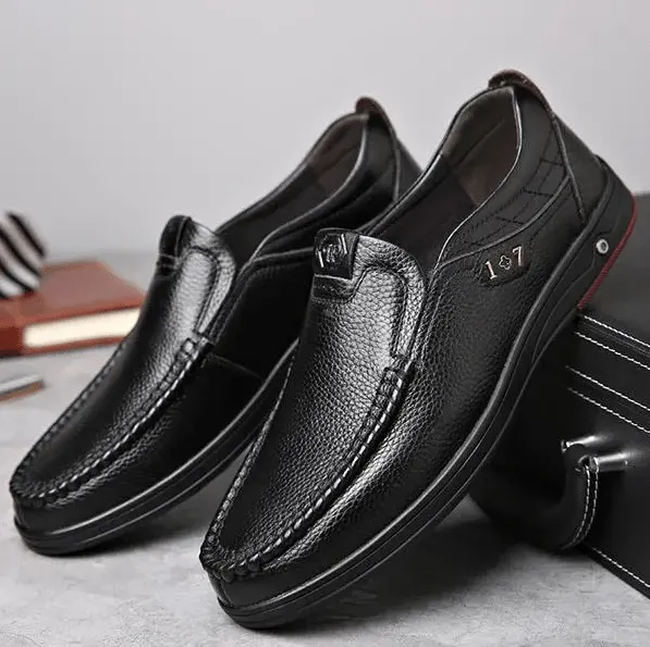 🔥Hot Sale🎉 Mens Soft Insole Casual Business Slip On Loafers
