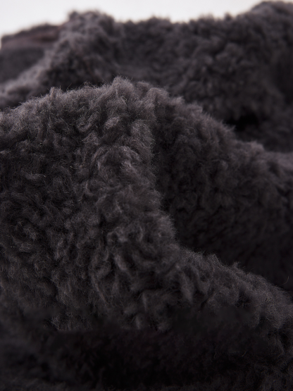 Retro-style men's jacket with suede-like texture.