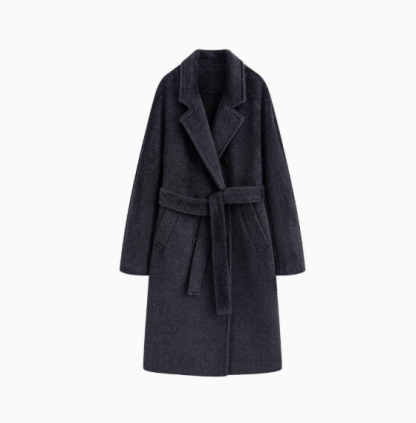 Long cashmere wool coat