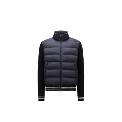 Padded Cotton Cardigan