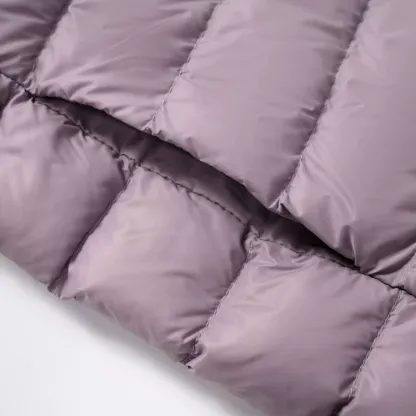 Lightweight down jacket for women, short, round neck