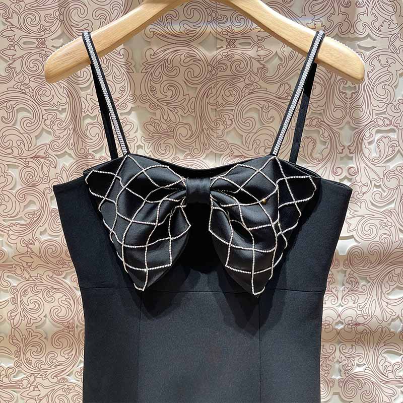 Bow-tie strap dress