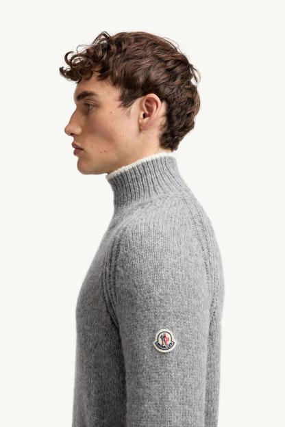 Alpaca & Wool Blend Turtleneck Sweater
