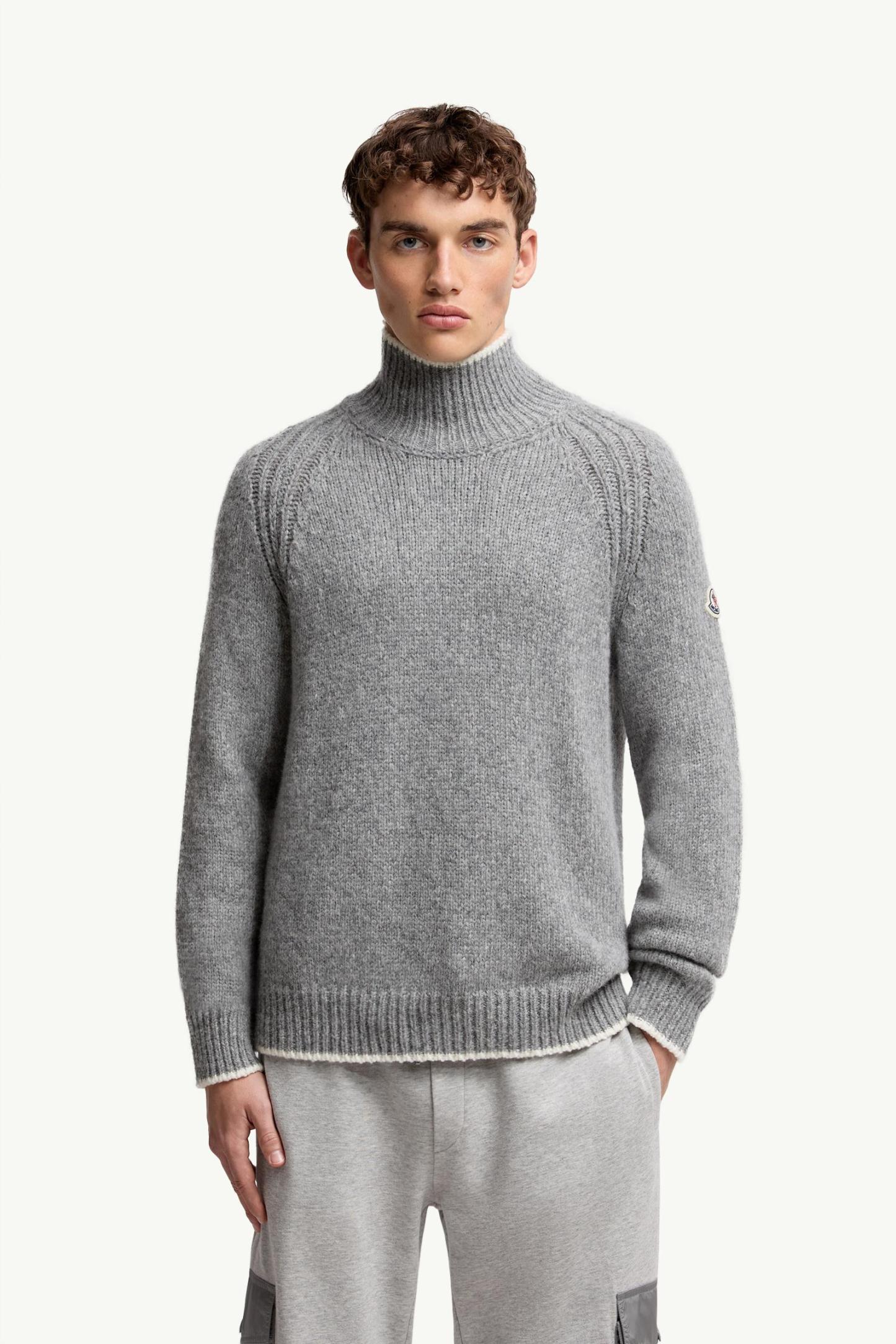 Alpaca & Wool Blend Turtleneck Sweater