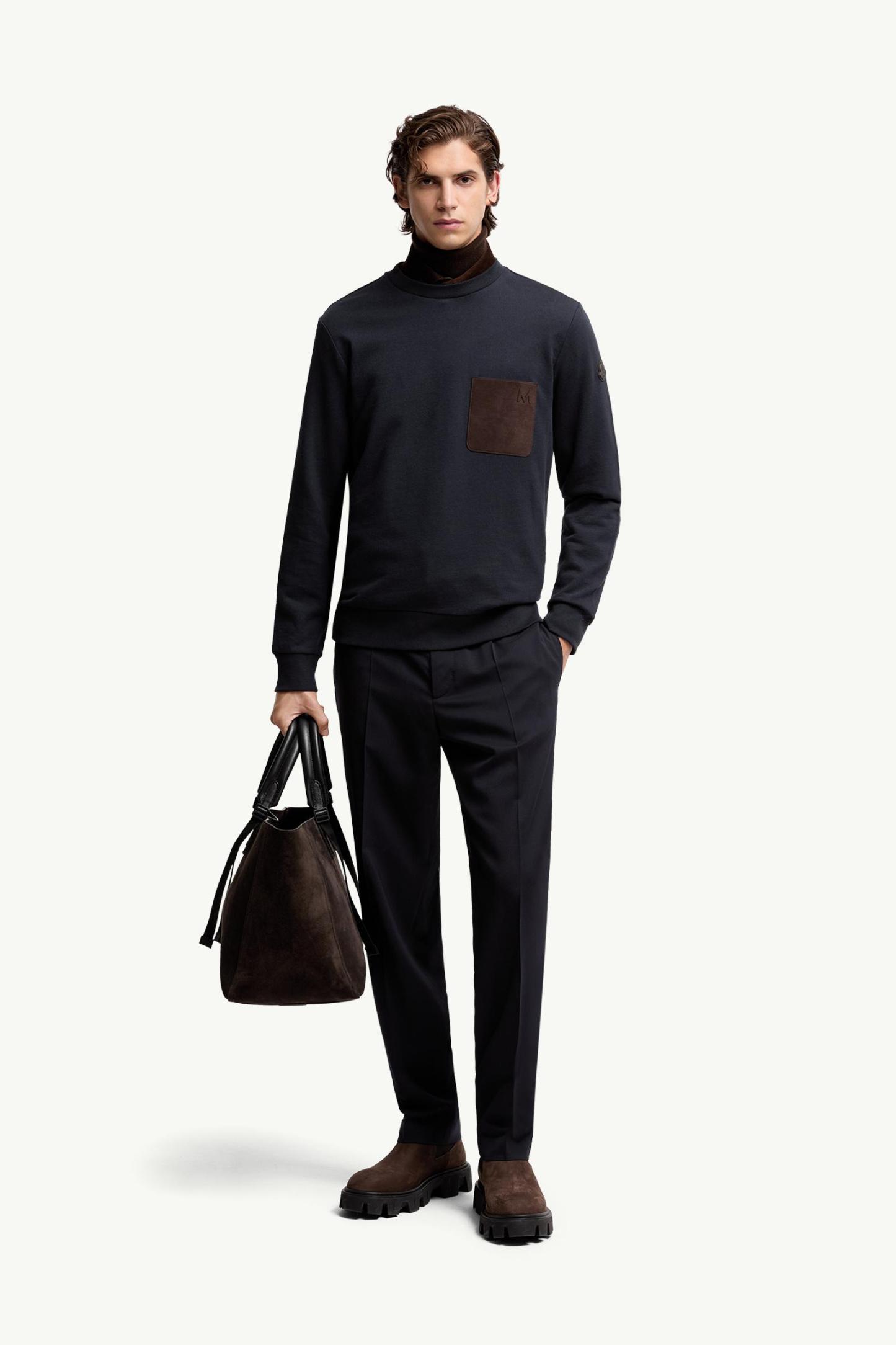 Cotton & Cashmere Sweatshirt with Pocket