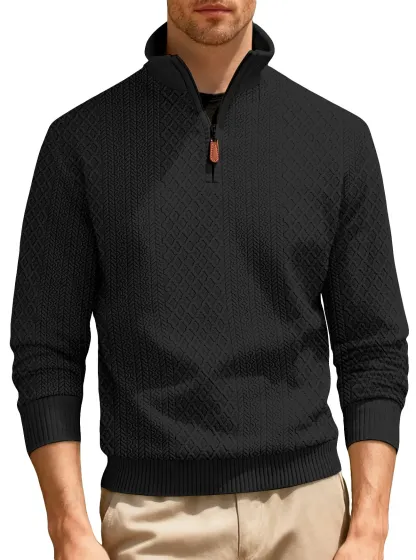 Autumn/Winter Casual Stand Collar Zipper Long Sleeve Shirt