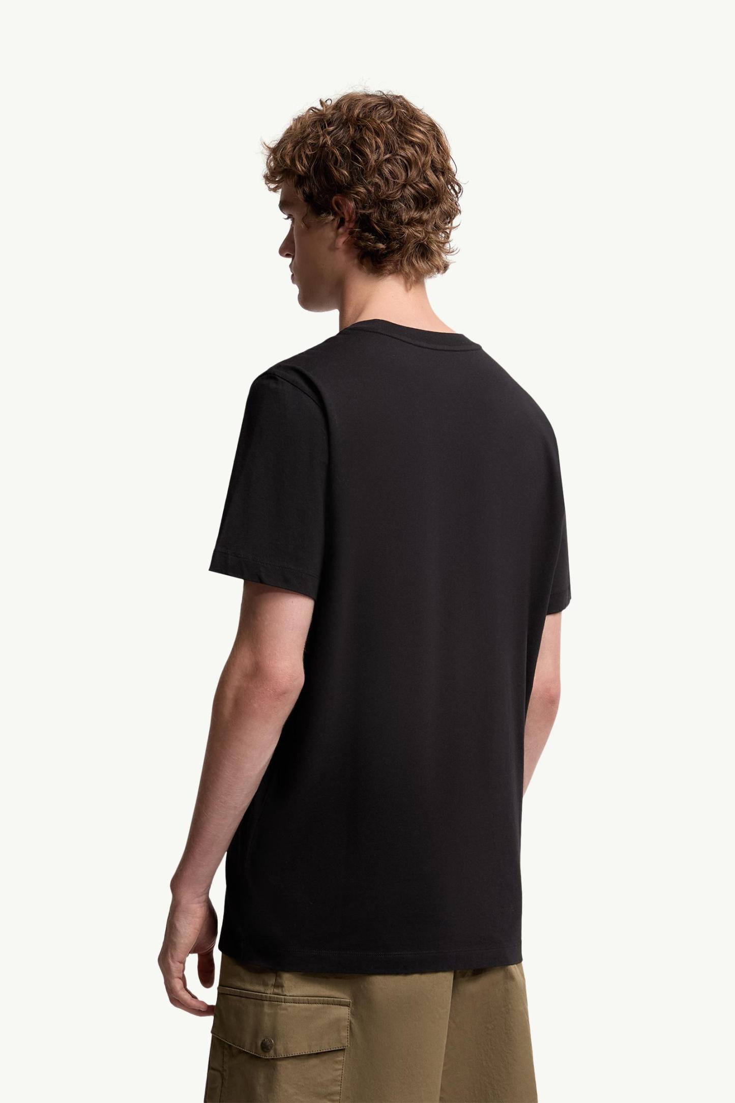 Logo Patch Cotton T-Shirt (Pack of Three)